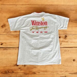 Winston Cigarettes Racing Team American Born Single Stitch Metallic Tee Shirt